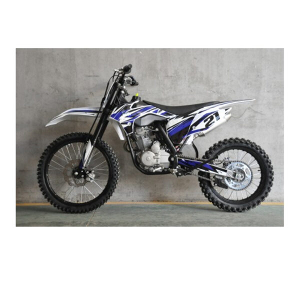 MW 250cc Big Wheel Dirt Bike Blue - Image 6