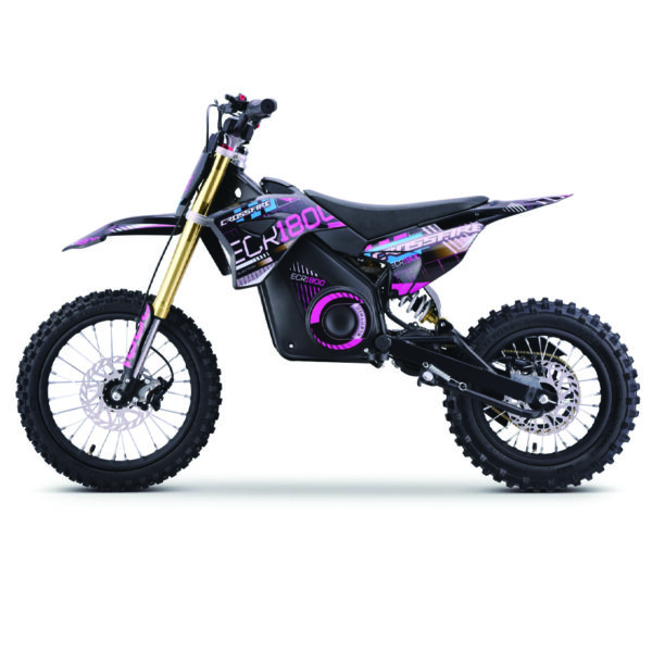 Crossfire ECR1800 Electric Dirt Bike - Pink - Image 2